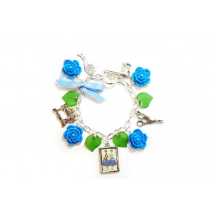 Mend and Make Do Themed Charm Bracelet